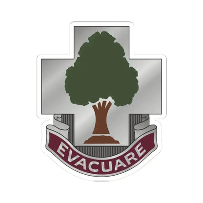 115 Field Hospital (U.S. Army) STICKER Vinyl Kiss-Cut Decal 3 Inch White - The Sticker Space