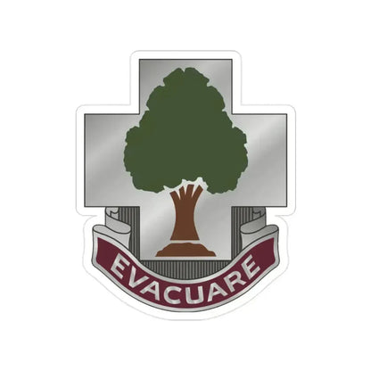 115 Field Hospital (U.S. Army) Transparent STICKER Die-Cut Vinyl Decal 2 Inch - The Sticker Space