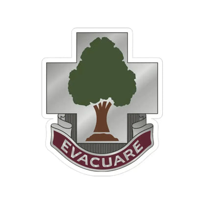 115 Field Hospital (U.S. Army) Transparent STICKER Die-Cut Vinyl Decal 2 Inch - The Sticker Space