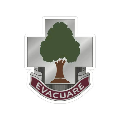 115 Field Hospital (U.S. Army) Transparent STICKER Die-Cut Vinyl Decal 4 Inch - The Sticker Space