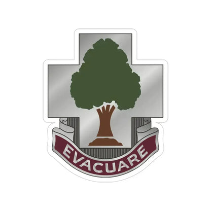 115 Field Hospital (U.S. Army) Transparent STICKER Die-Cut Vinyl Decal 4 Inch - The Sticker Space