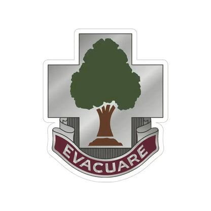 115 Field Hospital (U.S. Army) Transparent STICKER Die-Cut Vinyl Decal 5 Inch - The Sticker Space