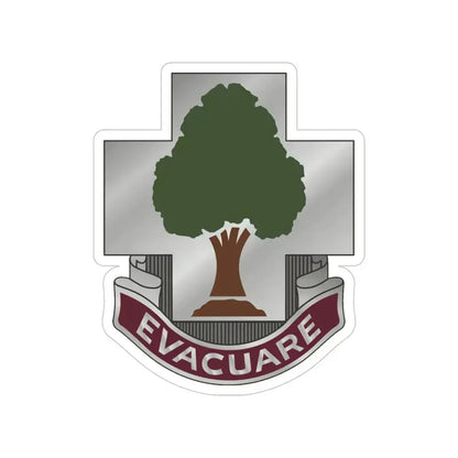 115 Field Hospital (U.S. Army) Transparent STICKER Die-Cut Vinyl Decal 5 Inch - The Sticker Space