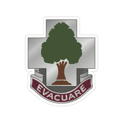 115 Field Hospital (U.S. Army) Transparent STICKER Die-Cut Vinyl Decal 6 Inch - The Sticker Space