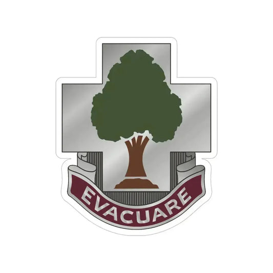 115 Field Hospital (U.S. Army) Transparent STICKER Die-Cut Vinyl Decal 6 Inch - The Sticker Space