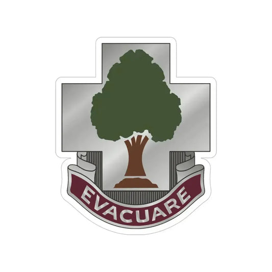 115 Field Hospital (U.S. Army) Transparent STICKER Die-Cut Vinyl Decal 6 Inch - The Sticker Space