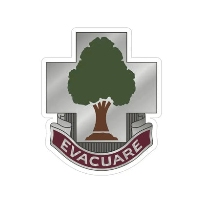 115 Field Hospital (U.S. Army) Transparent STICKER Die-Cut Vinyl Decal - The Sticker Space