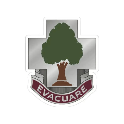 115 Field Hospital (U.S. Army) Transparent STICKER Die-Cut Vinyl Decal - The Sticker Space