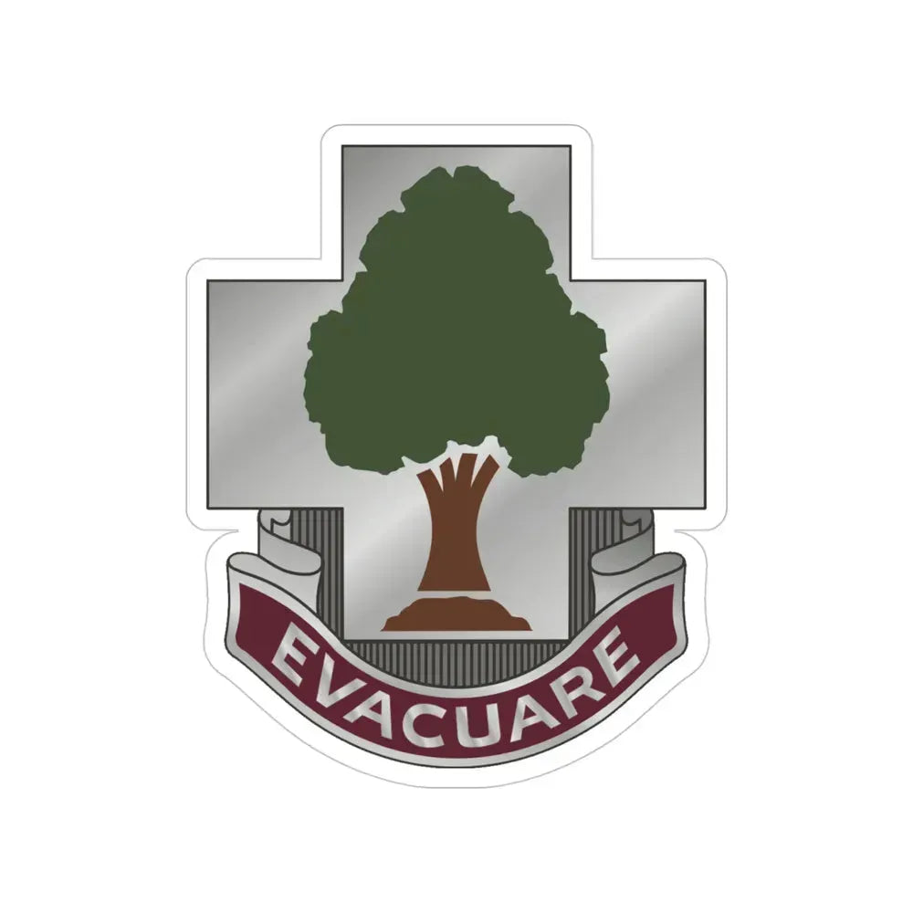 115 Field Hospital (U.S. Army) Transparent STICKER Die-Cut Vinyl Decal - The Sticker Space