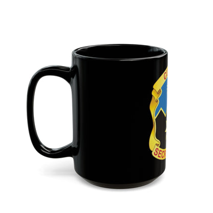 115 Military Intelligence Group (U.S. Army) Black Coffee Mug-The Sticker Space