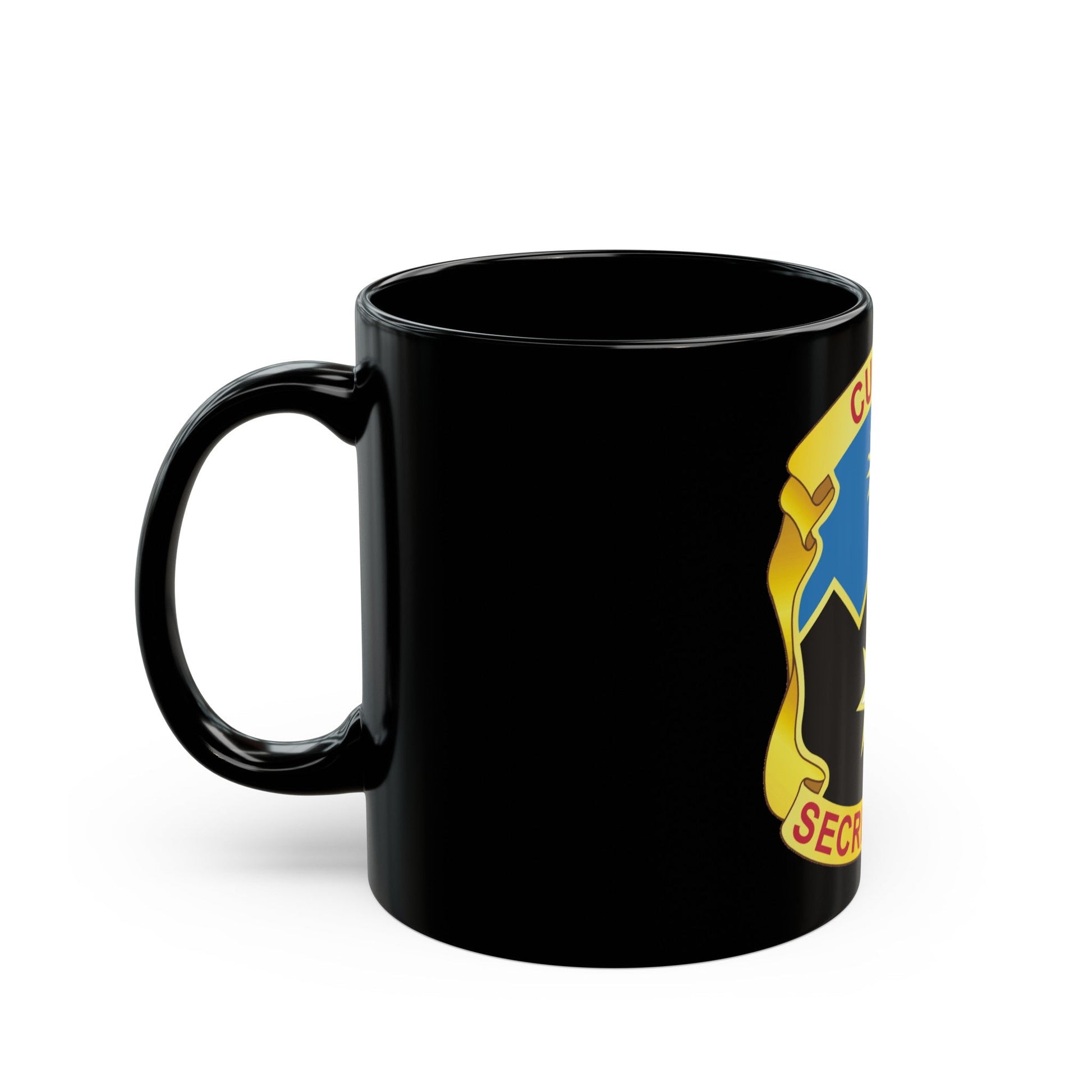 115 Military Intelligence Group (U.S. Army) Black Coffee Mug-The Sticker Space