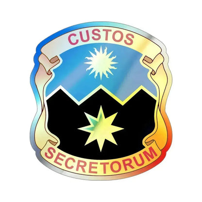 115 Military Intelligence Group (U.S. Army) Holographic STICKER Die-Cut Vinyl Decal 5 Inch Holographic - The Sticker Space