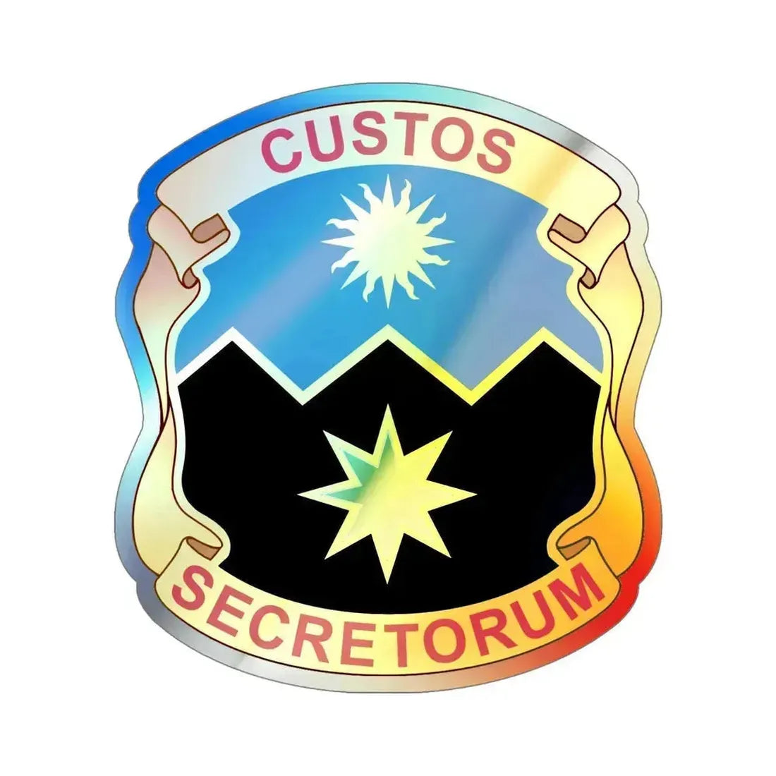 115 Military Intelligence Group (U.S. Army) Holographic STICKER Die-Cut Vinyl Decal 5 Inch Holographic - The Sticker Space