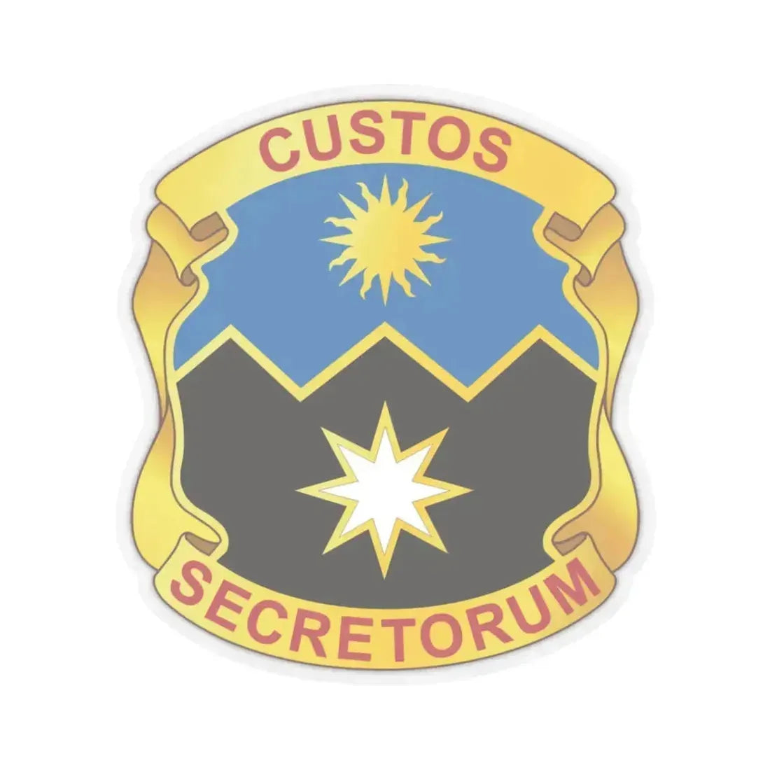 115 Military Intelligence Group (U.S. Army) STICKER Vinyl Kiss-Cut Decal 3 Inch Transparent - The Sticker Space