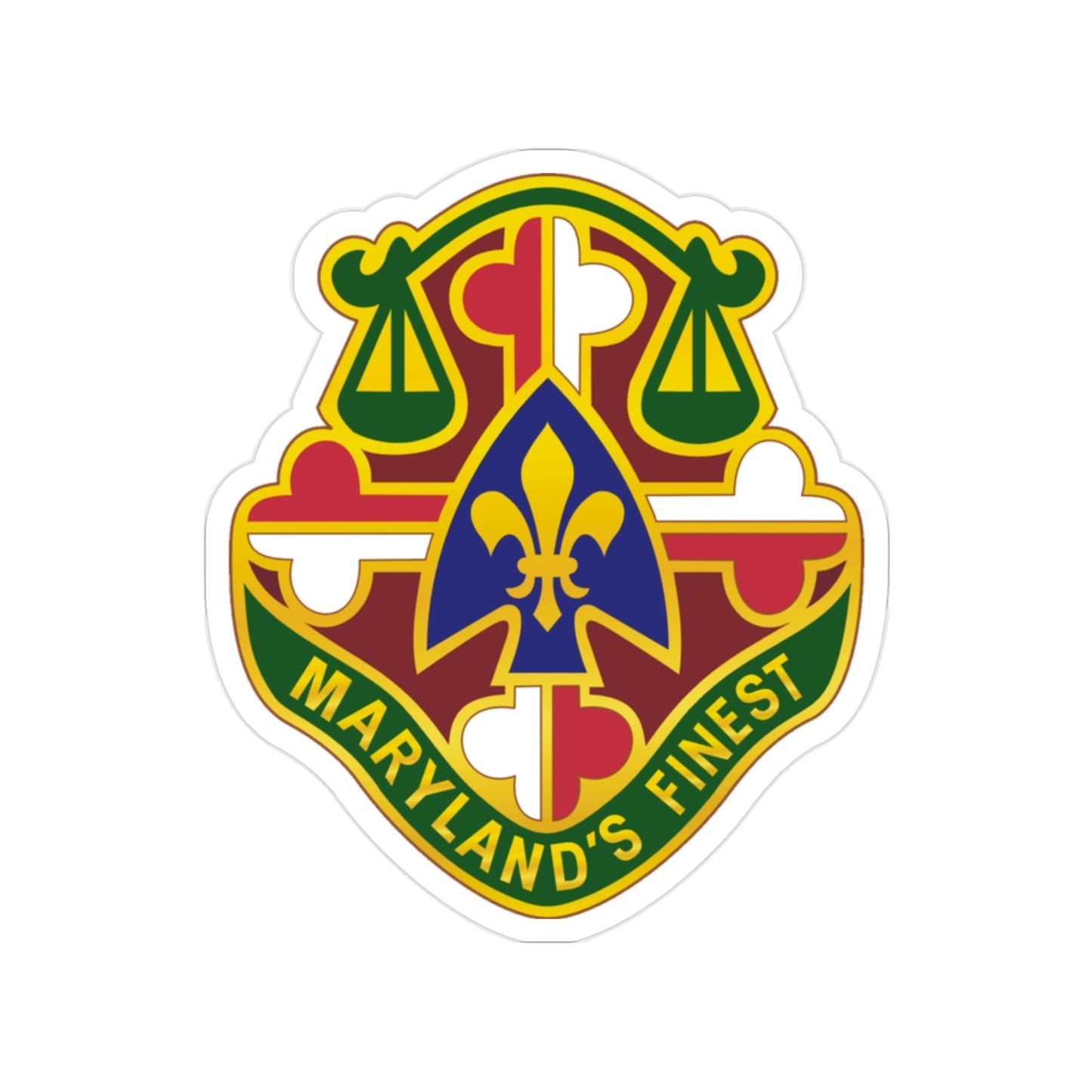 115 Military Police Battalion (U.S. Army) Transparent STICKER Die-Cut Vinyl Decal-2 Inch-The Sticker Space