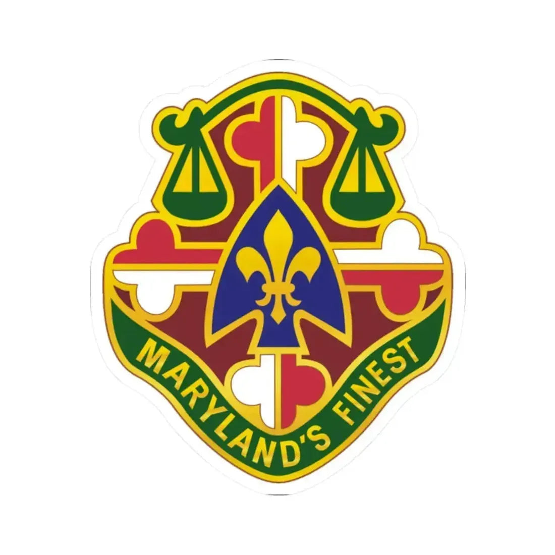 115 Military Police Battalion (U.S. Army) STICKER Vinyl Kiss-Cut Decal 2 Inch White - The Sticker Space