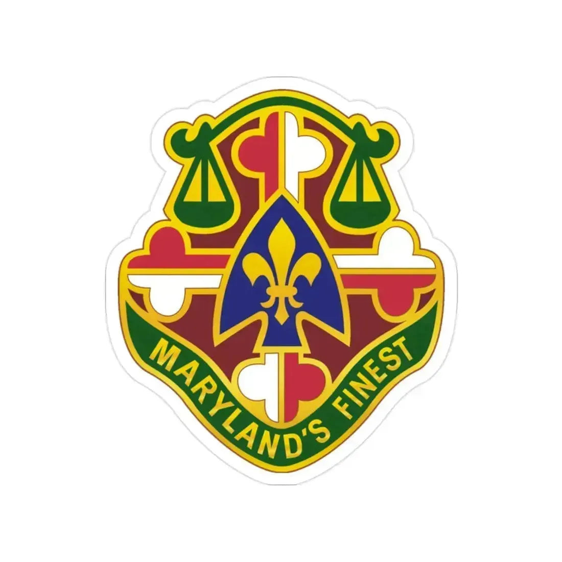 115 Military Police Battalion (U.S. Army) Transparent STICKER Die-Cut Vinyl Decal 2 Inch - The Sticker Space