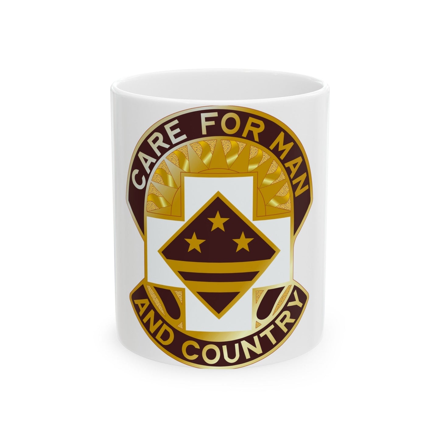 115 Surgical Hospital (U.S. Army) White Coffee Mug-11oz-The Sticker Space