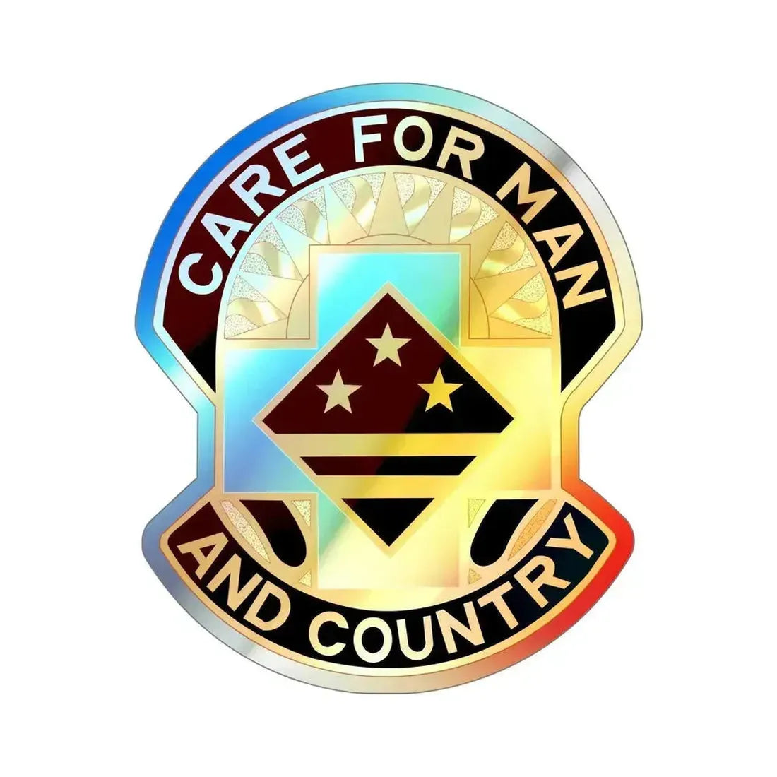 115 Surgical Hospital (U.S. Army) Holographic STICKER Die-Cut Vinyl Decal - The Sticker Space