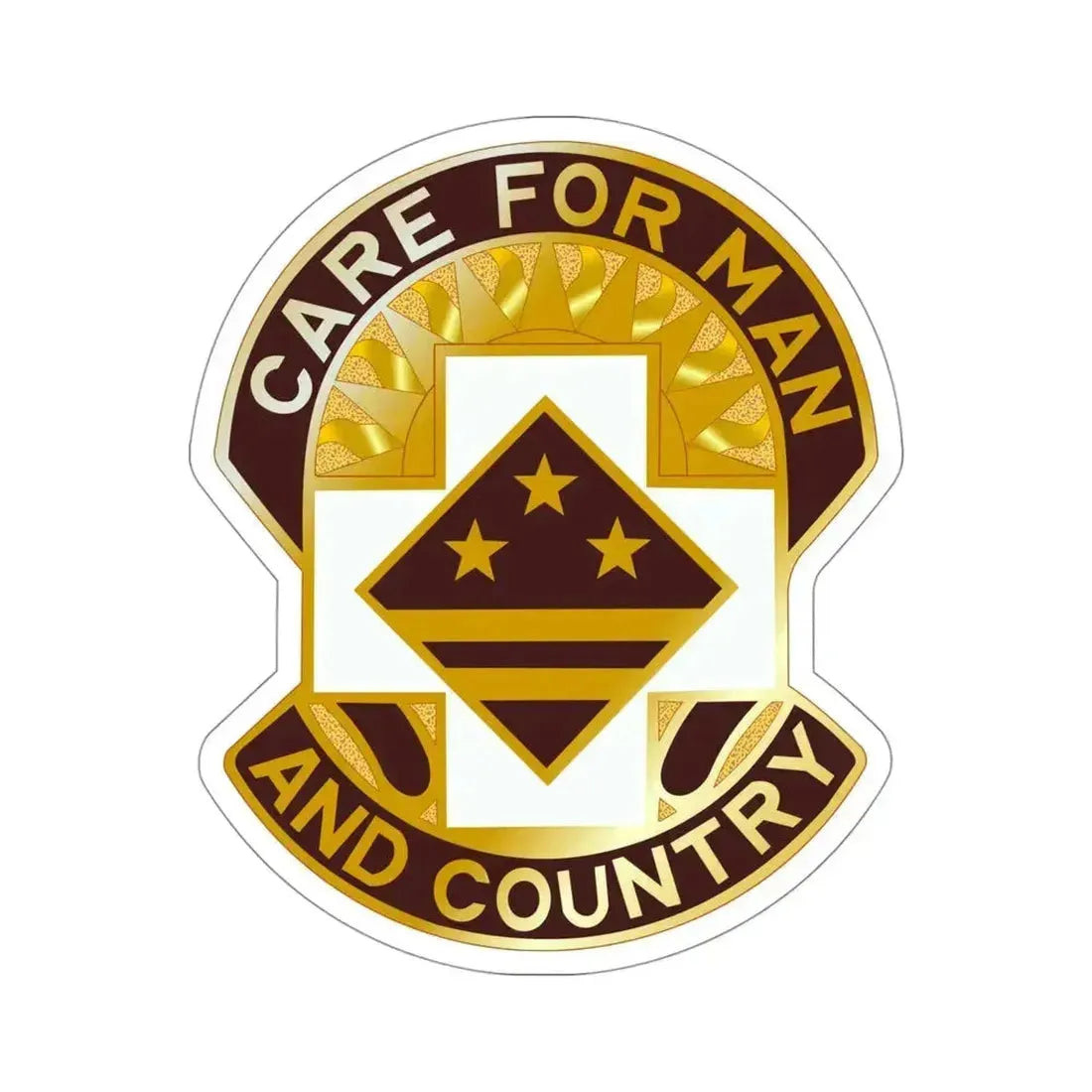 115 Surgical Hospital (U.S. Army) STICKER Vinyl Die-Cut Decal 4 Inch - The Sticker Space