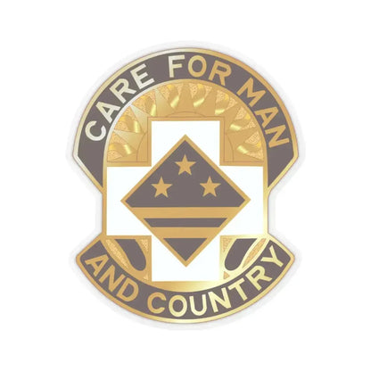 115 Surgical Hospital (U.S. Army) STICKER Vinyl Kiss-Cut Decal 3 Inch Transparent - The Sticker Space