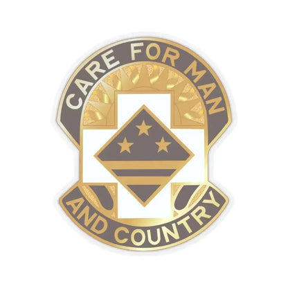 115 Surgical Hospital (U.S. Army) STICKER Vinyl Kiss-Cut Decal 6 Inch Transparent - The Sticker Space