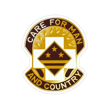 115 Surgical Hospital (U.S. Army) Transparent STICKER Die-Cut Vinyl Decal 6 Inch - The Sticker Space
