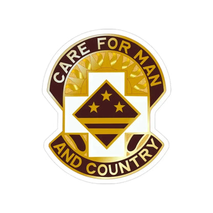 115 Surgical Hospital (U.S. Army) Transparent STICKER Die-Cut Vinyl Decal - The Sticker Space