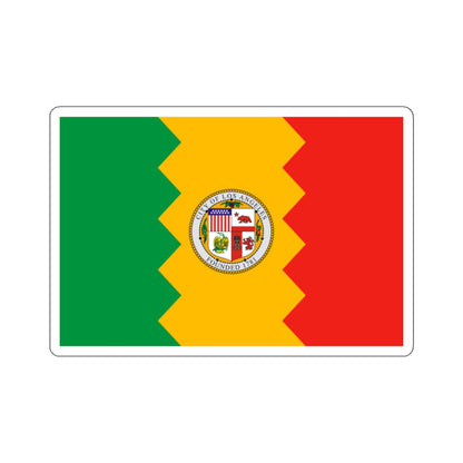 Flag of Los Angeles, California - STICKER Vinyl Kiss-Cut Decal