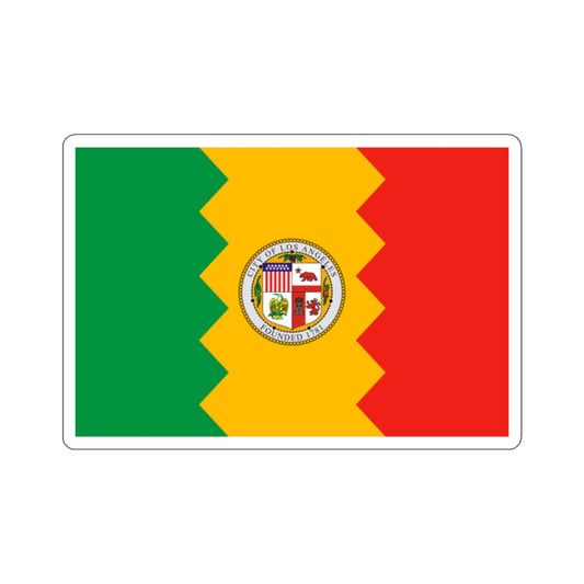 Flag of Los Angeles, California - STICKER Vinyl Kiss-Cut Decal