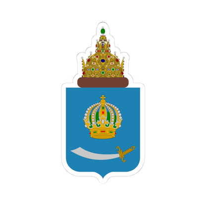Coat of Arms of Astrakhan Oblast (Russia) STICKER Vinyl Kiss-Cut Decal