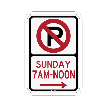 PBOT Road sign P1265R (Oregon) (Road Sign) STICKER Vinyl Kiss-Cut Decal