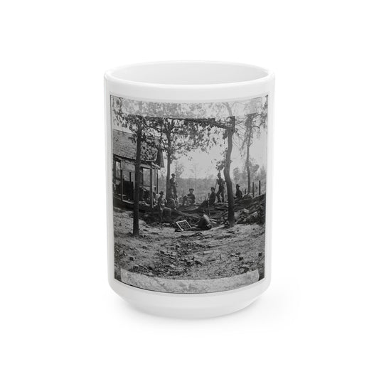 Atlanta, Ga., Vicinity. Federal Pickets Before The City (U.S. Civil War) White Coffee Mug
