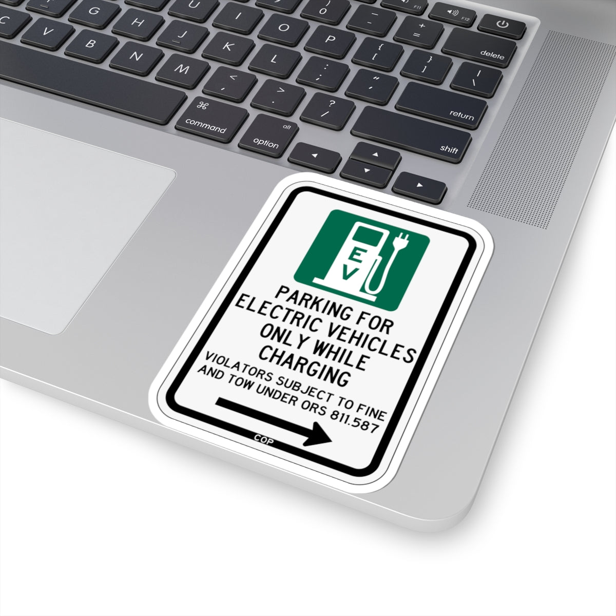 PBOT Road sign P1911R (Oregon) (Road Sign) STICKER Vinyl Kiss-Cut Decal