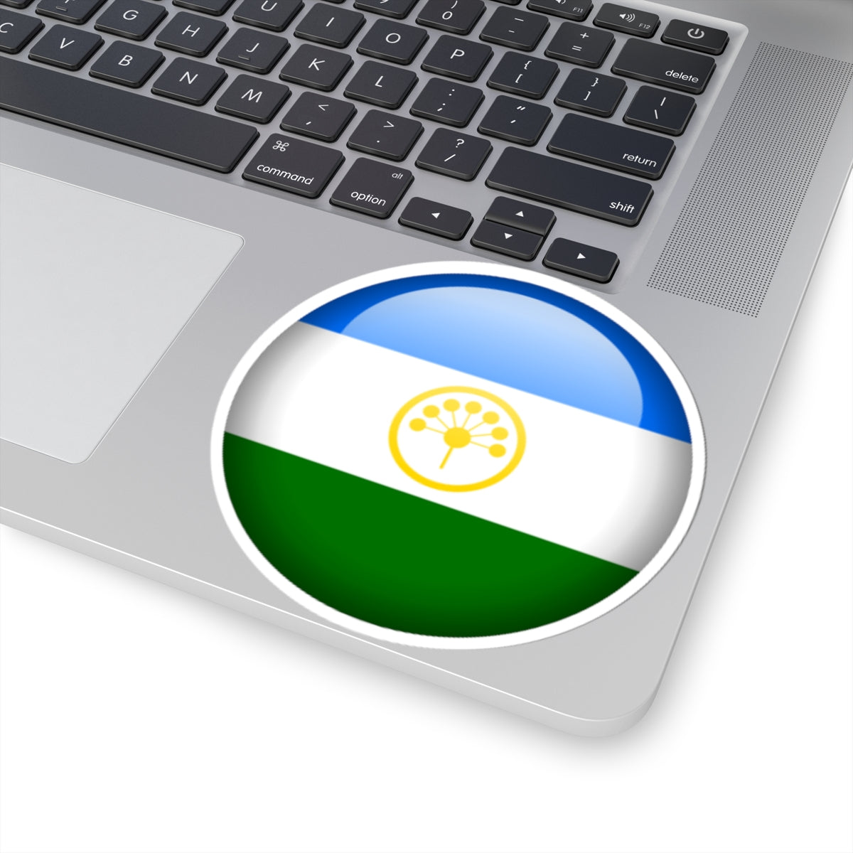 Flag orb Bashkortostan (Russia) STICKER Vinyl Kiss-Cut Decal