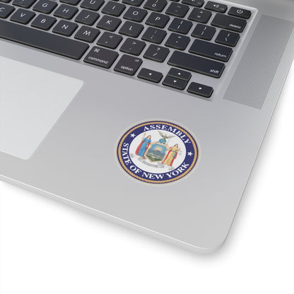 Seal of the New York State Assembly - STICKER Vinyl Kiss-Cut Decal