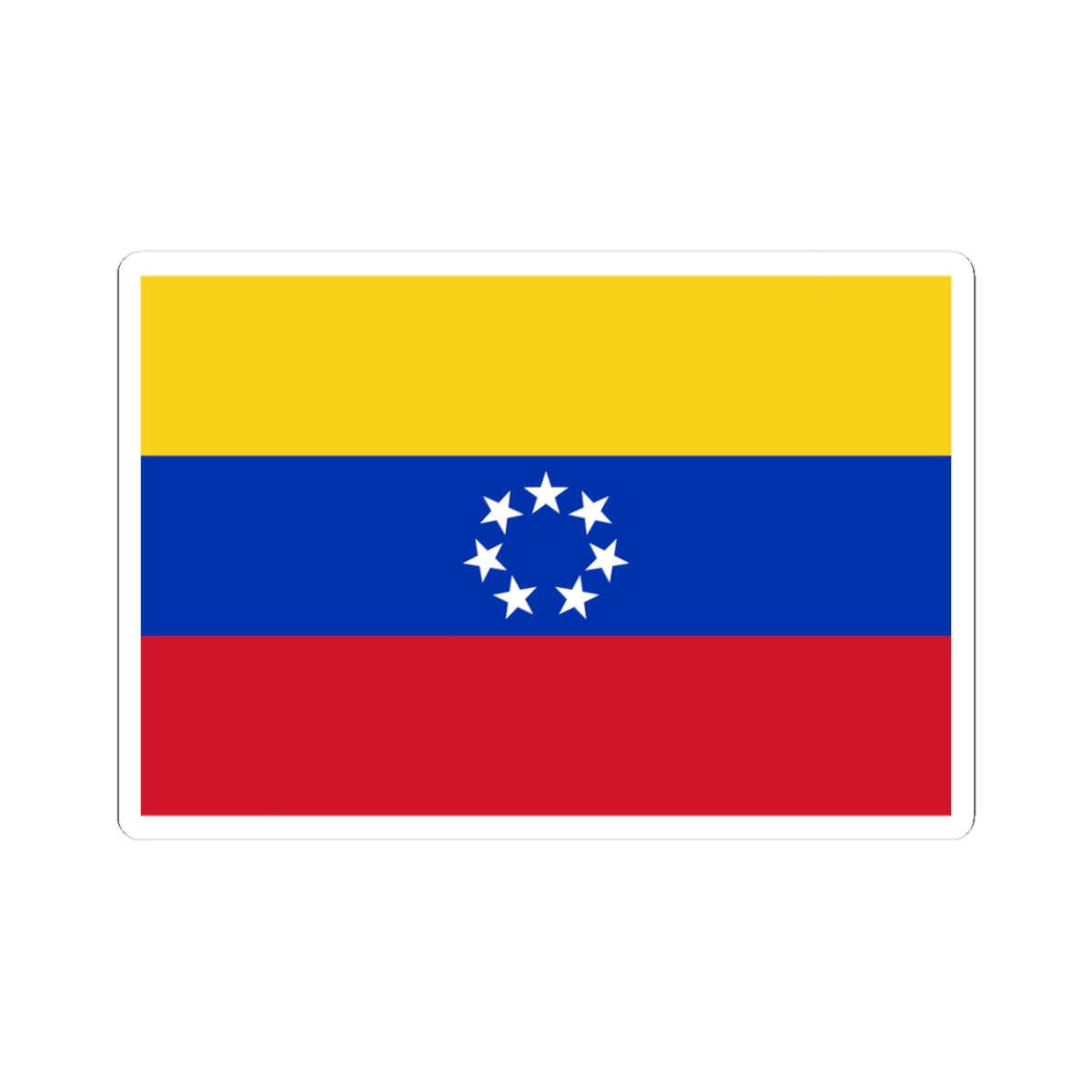 Flag of Venezuela 1905-1930 (Venezuela) STICKER Vinyl Kiss-Cut Decal