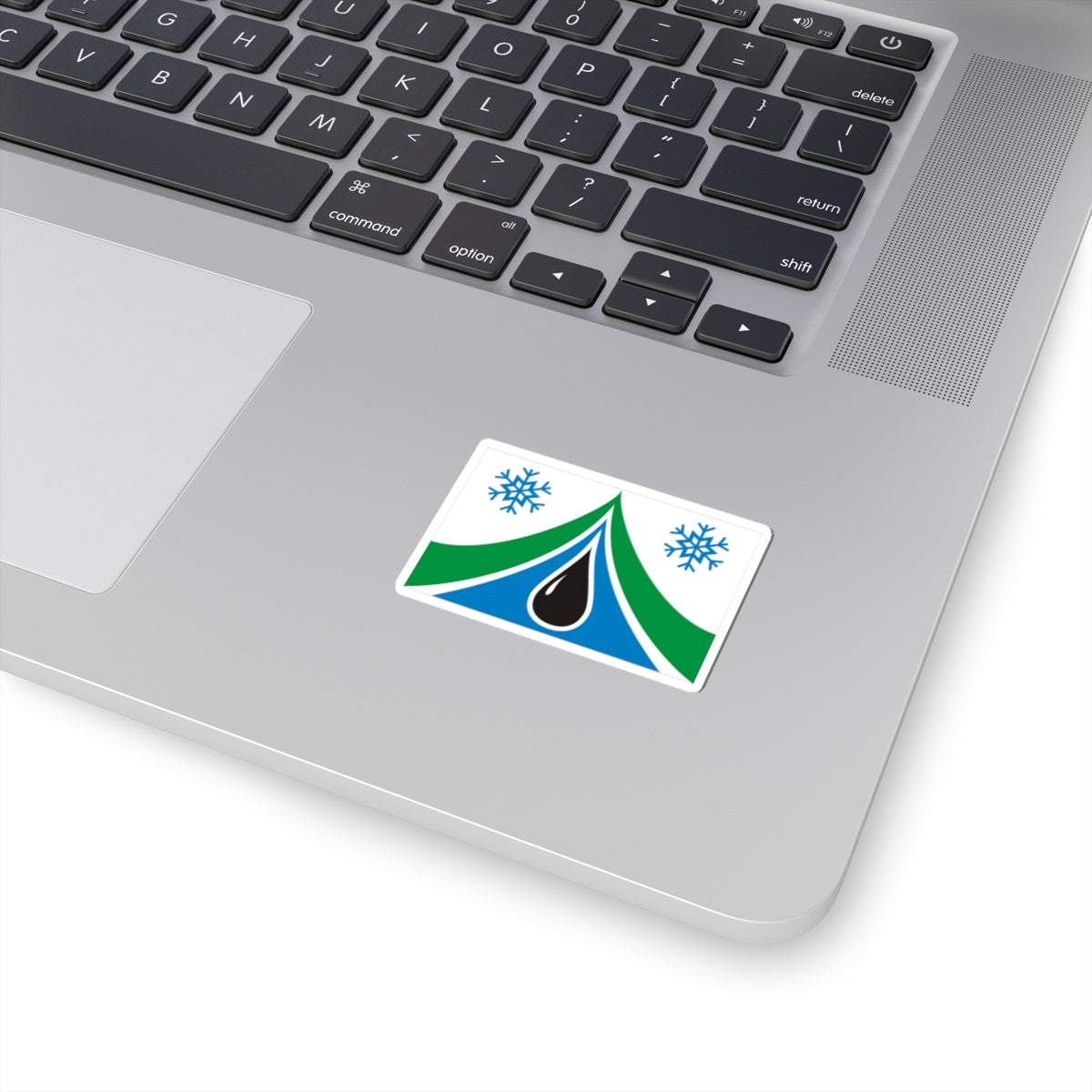 Flag of Severny rayon Novosibirsk oblast (Russia) STICKER Vinyl Kiss-Cut Decal