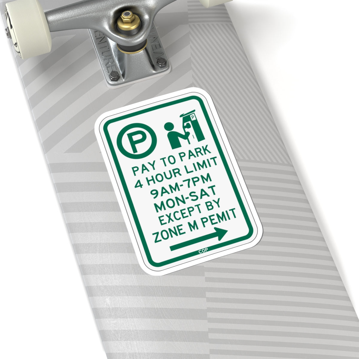 PBOT Road sign P4426R (Oregon) (Road Sign) STICKER Vinyl Kiss-Cut Decal