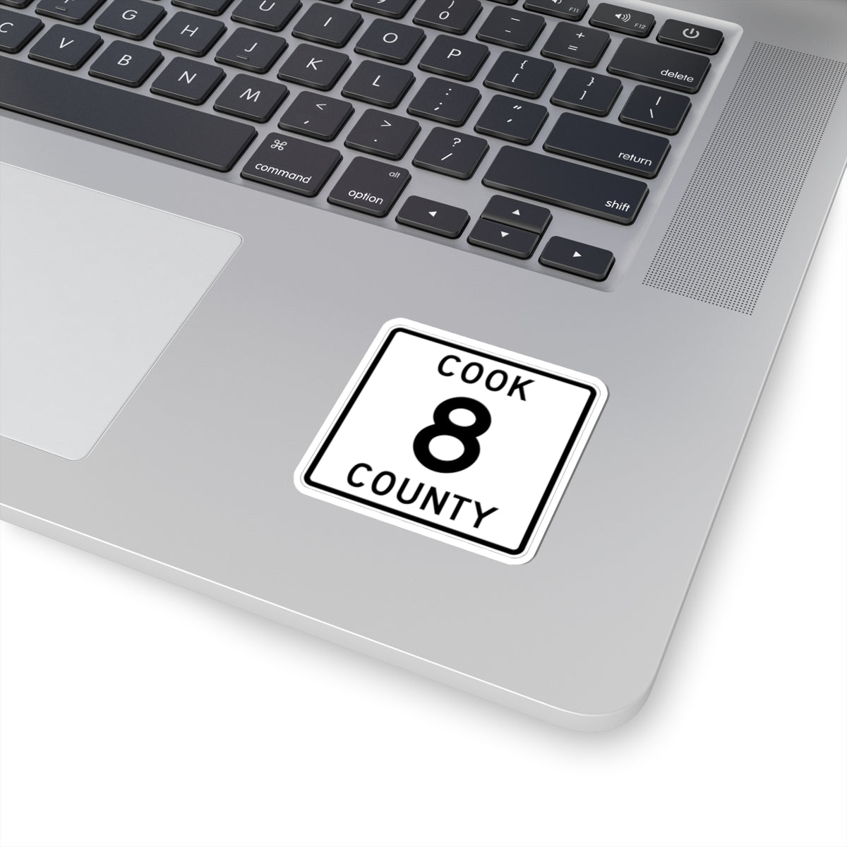 Cook County 8 MN (Minnesota) (Road Sign) STICKER Vinyl Kiss-Cut Decal