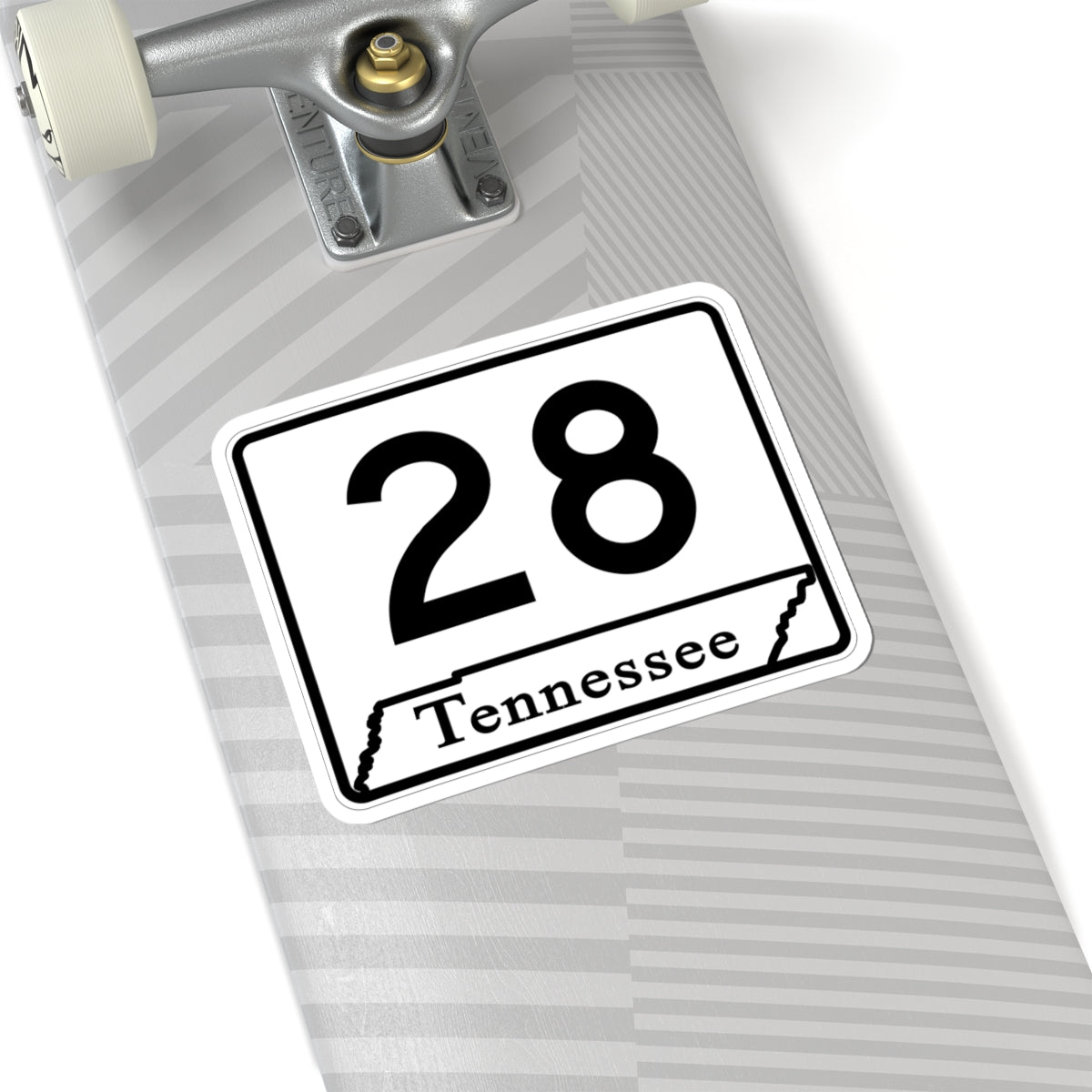 Tennessee 28 (Tennessee) (Road Sign) STICKER Vinyl Kiss-Cut Decal