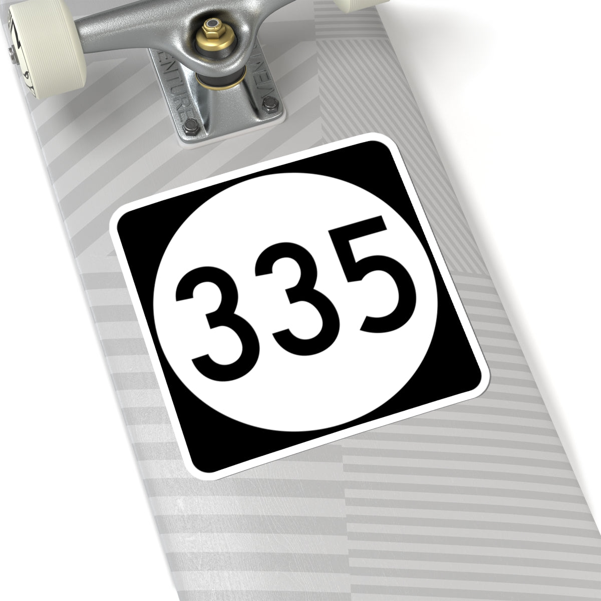 PR tertiary 335 (Puerto Rico) (Road Sign) STICKER Vinyl Kiss-Cut Decal