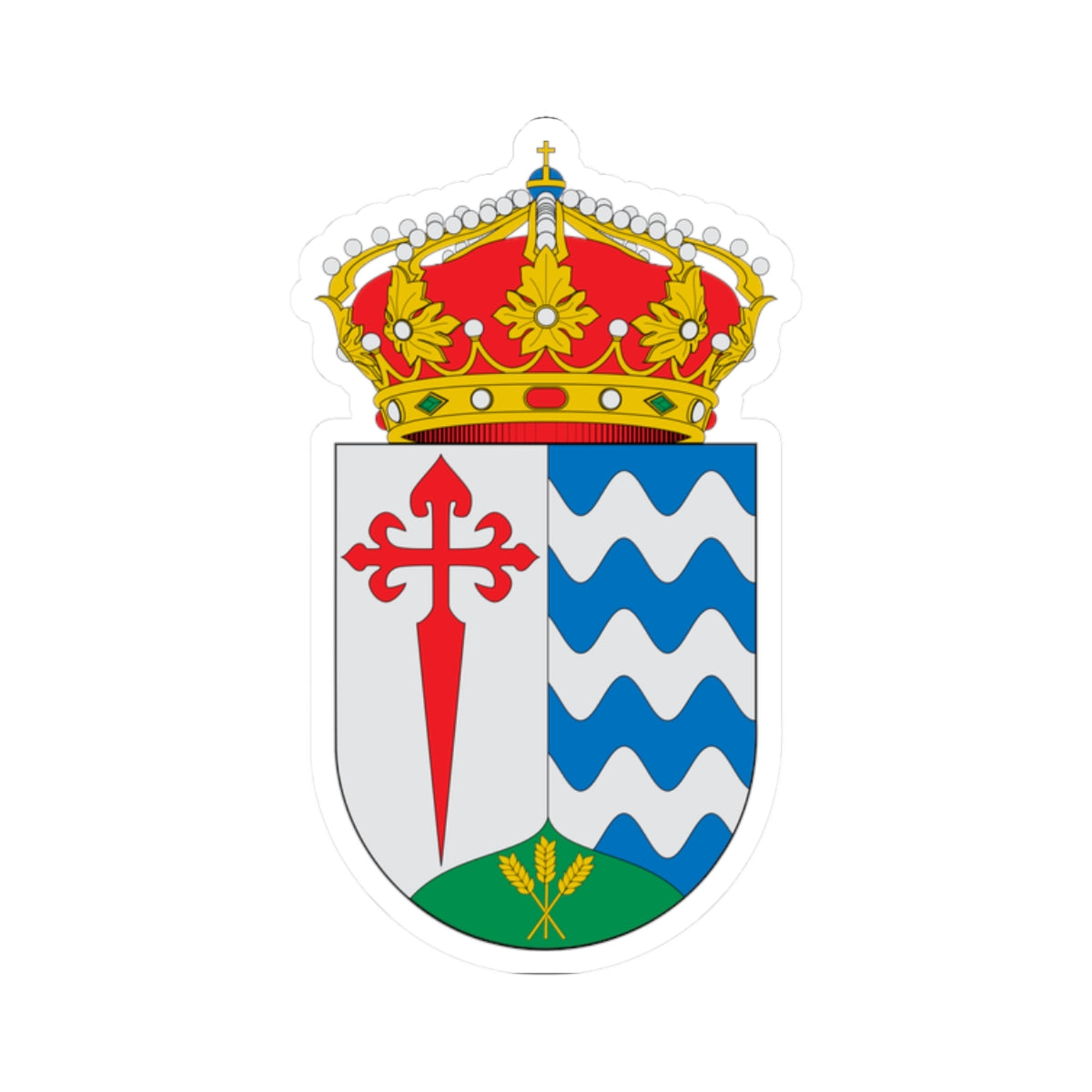 Escudo de Arquillinos (Spain) (Coat of Arms) STICKER Vinyl Kiss-Cut Decal