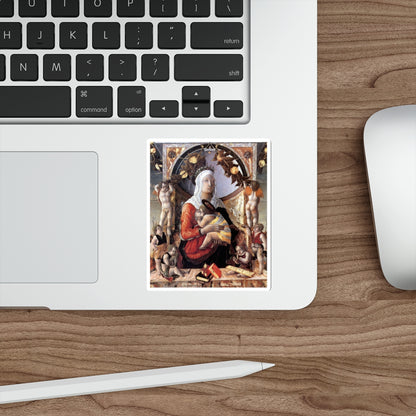 ZOPPO, Marco - Madonna and Child with Angels (Artwork) STICKER Vinyl Die-Cut Decal