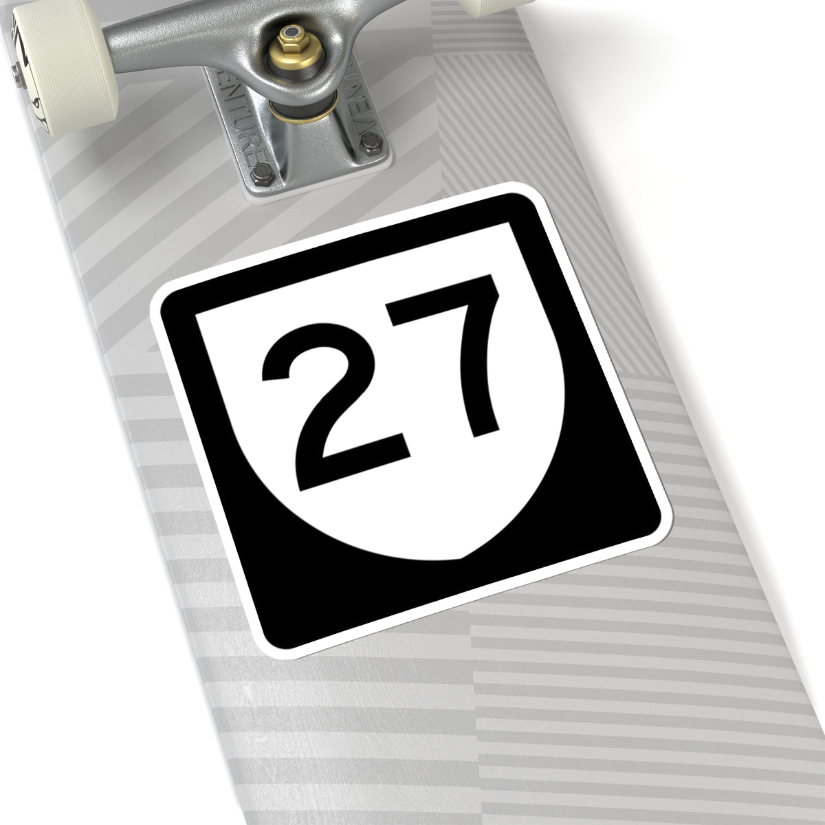 PR urban primary 27 (Puerto Rico) (Road Sign) STICKER Vinyl Kiss-Cut Decal