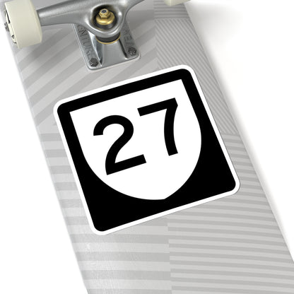 PR urban primary 27 (Puerto Rico) (Road Sign) STICKER Vinyl Kiss-Cut Decal