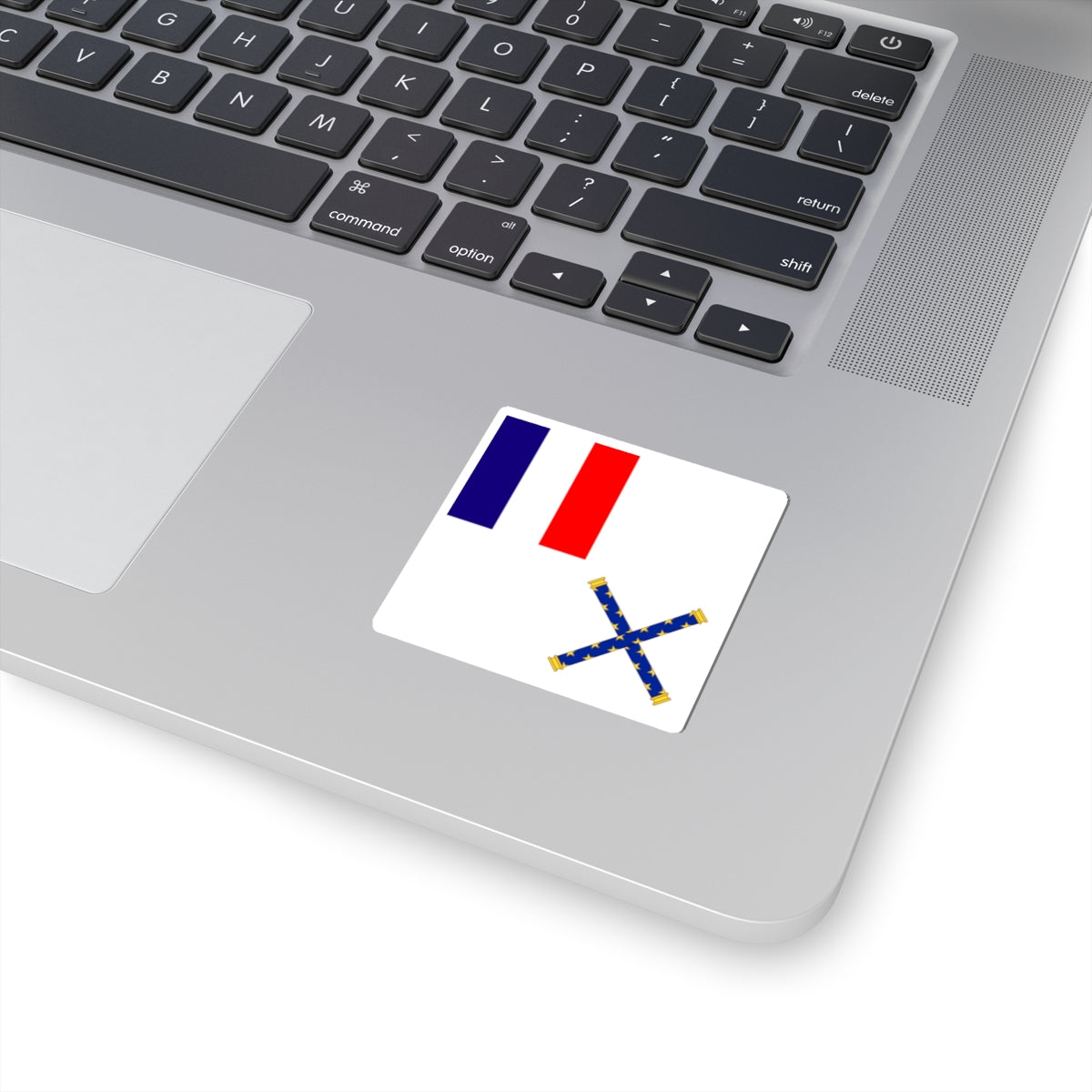 Flag of Marshal of France (France) STICKER Vinyl Kiss-Cut Decal
