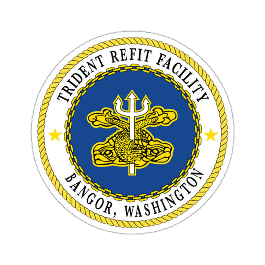 Trident Refit Facility BangorWA (U.S. Navy) STICKER Vinyl Kiss-Cut Decal