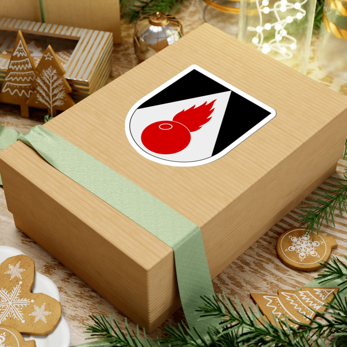 Artilleriregementet 924. kompaniet vapen (Sweden) (Coat of Arms) STICKER Vinyl Kiss-Cut Decal