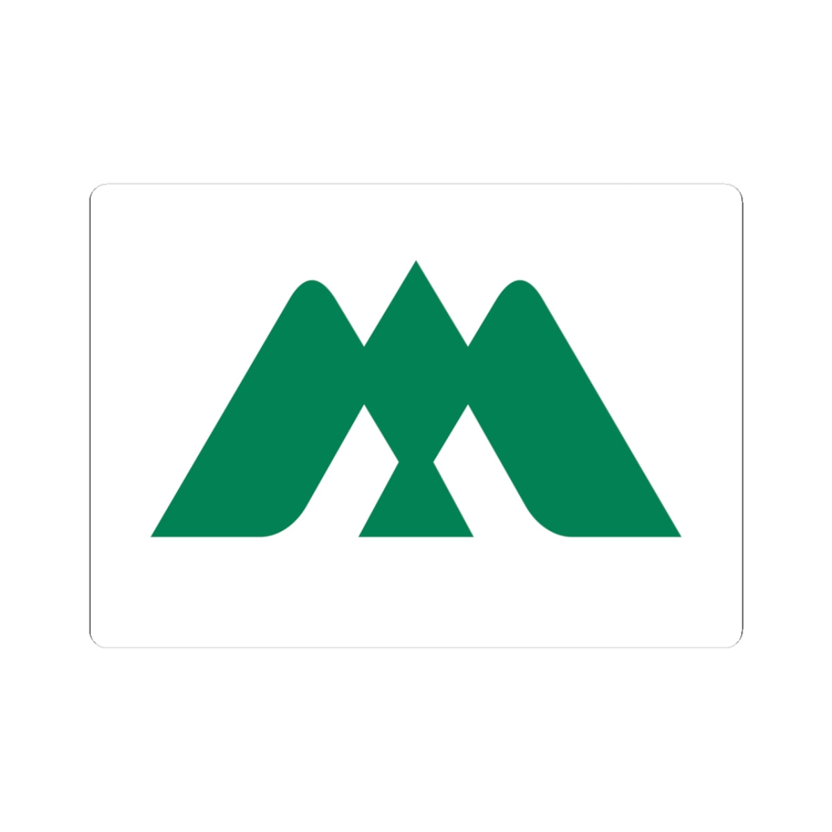 Flag of Myoko Nigata (Japan) STICKER Vinyl Kiss-Cut Decal